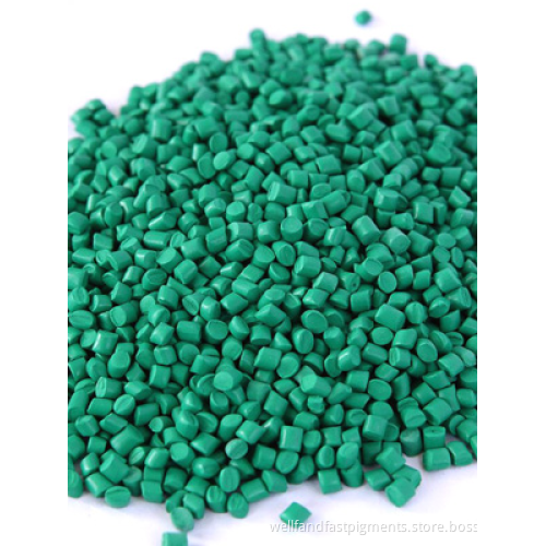 high quality plastic dana rubber pellet masterbatch green factory direct supplier